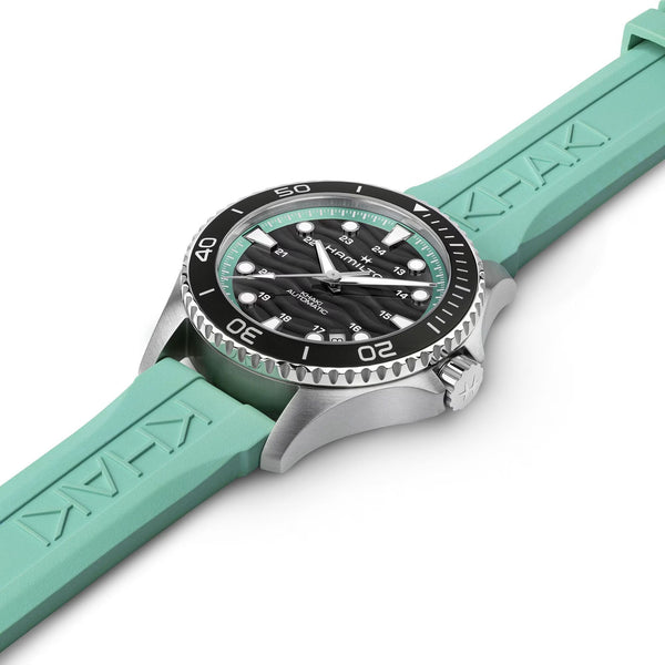 Hamilton Men's Khaki Navy Scuba Turquoise 40mm Watch