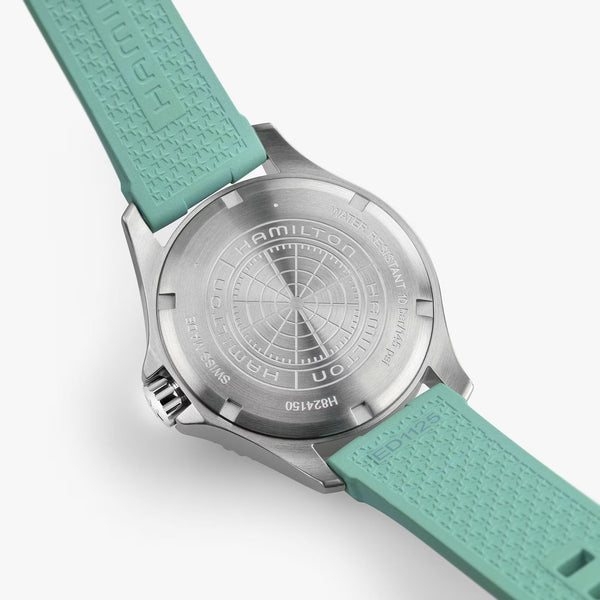 Hamilton Men's Khaki Navy Scuba Turquoise 40mm Watch
