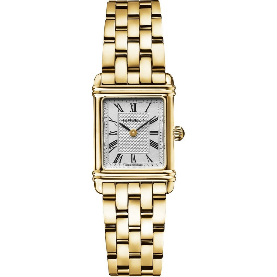 Herbelin Ladies ART DECO 20mm Gold PVD Stainless Steel Watch