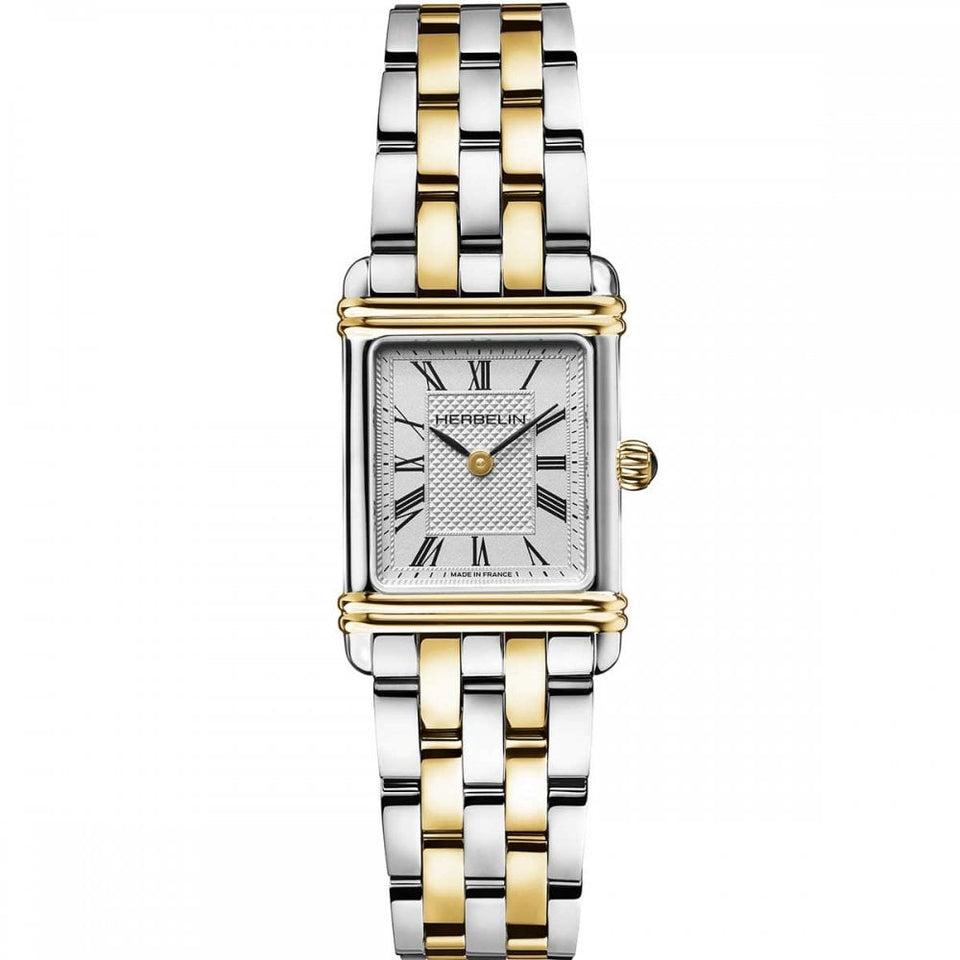 Herbelin Ladies ART DECO Two Tone 20mm Quartz Watch