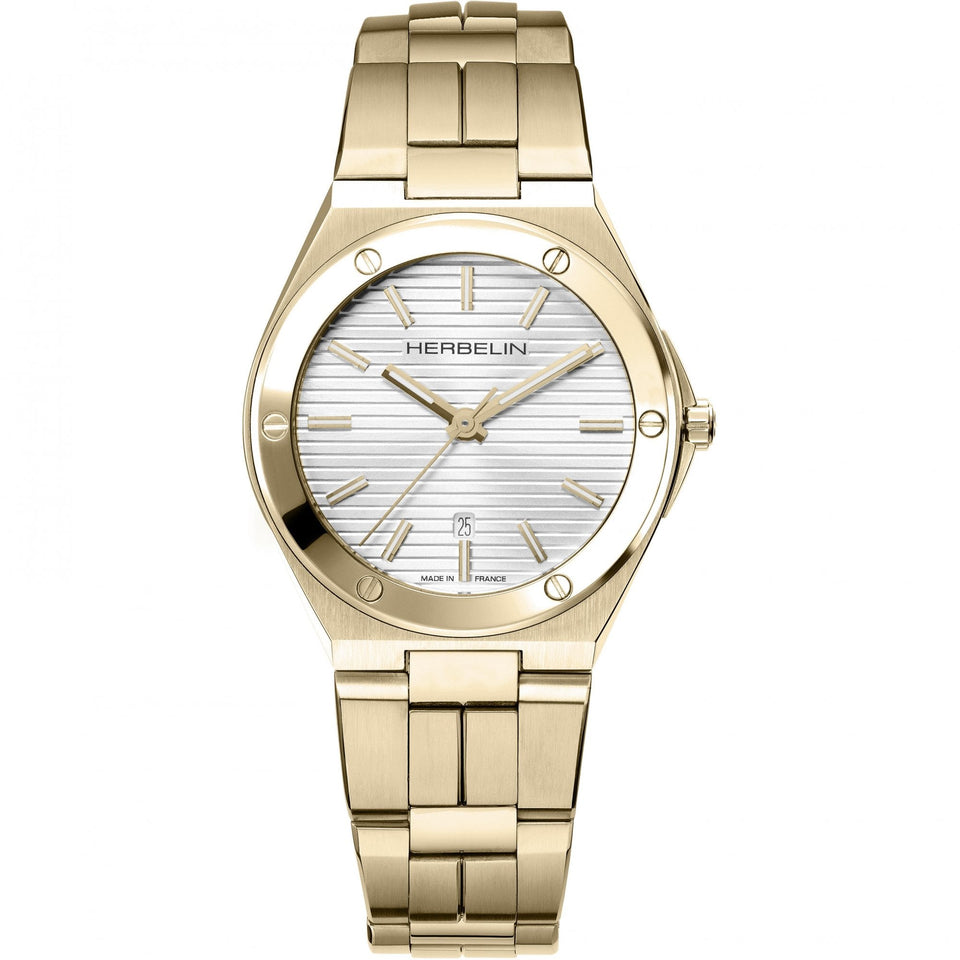 Herbelin Ladies CAP CAMARAT 33mm Gold Plated Bracelet Watch