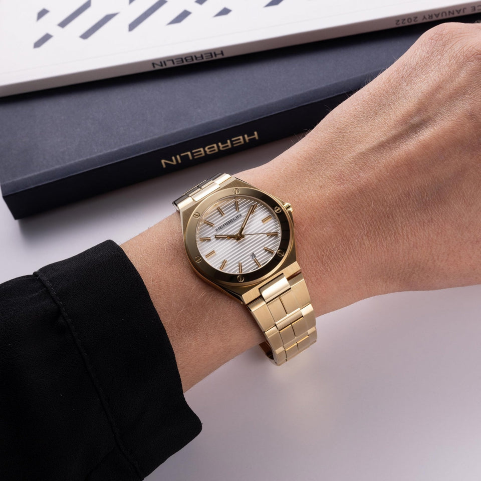 Herbelin Ladies CAP CAMARAT 33mm Gold Plated Bracelet Watch