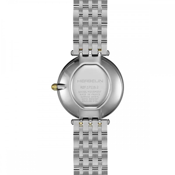 Herbelin Ladies EPSILON Mother Of Pearl Two Tone Bracelet Watch