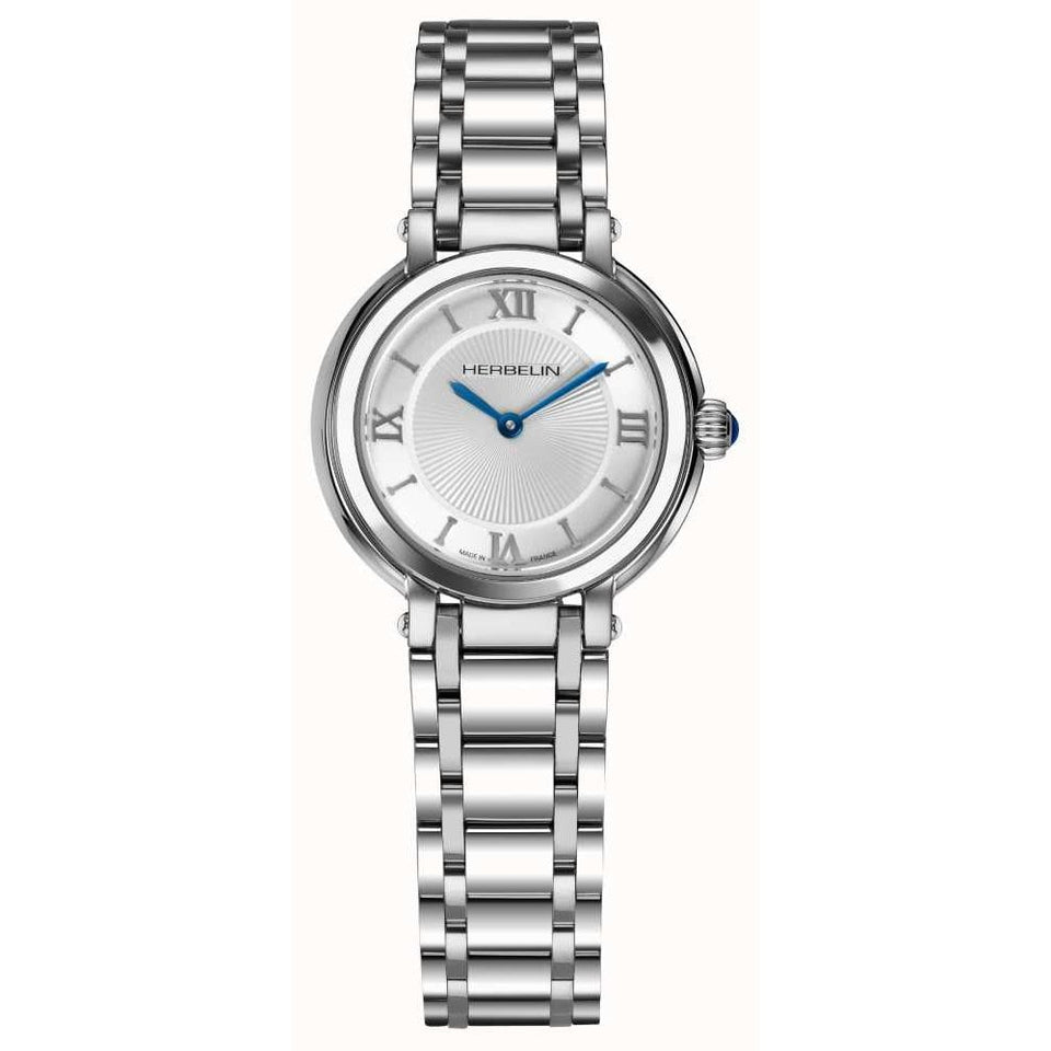 Herbelin Ladies GALET 28mm Silver Dial Stainless Steel Watch