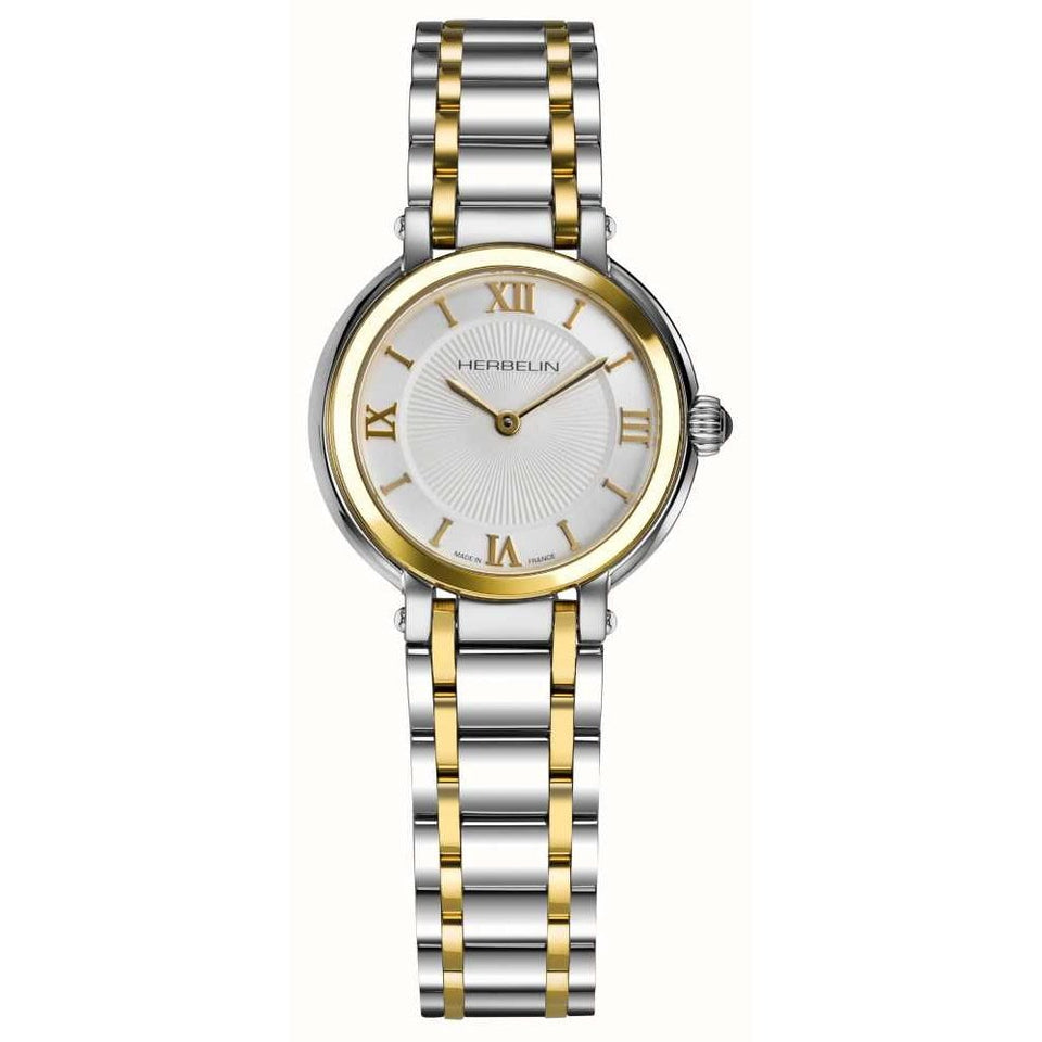 Herbelin Ladies GALET 28mm Silver Dial Stainless Steel Watch