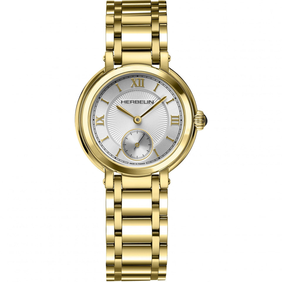 Herbelin Ladies GALET 31.5mm Gold Plated Bracelet Watch