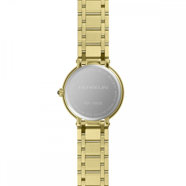 Herbelin Ladies GALET 31.5mm Gold Plated Bracelet Watch