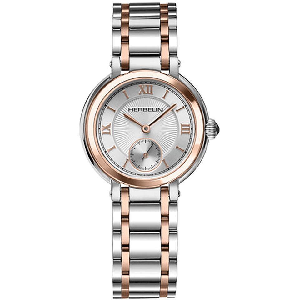 Herbelin Ladies GALET 31.5mm Silver Dial Bracelet Watch