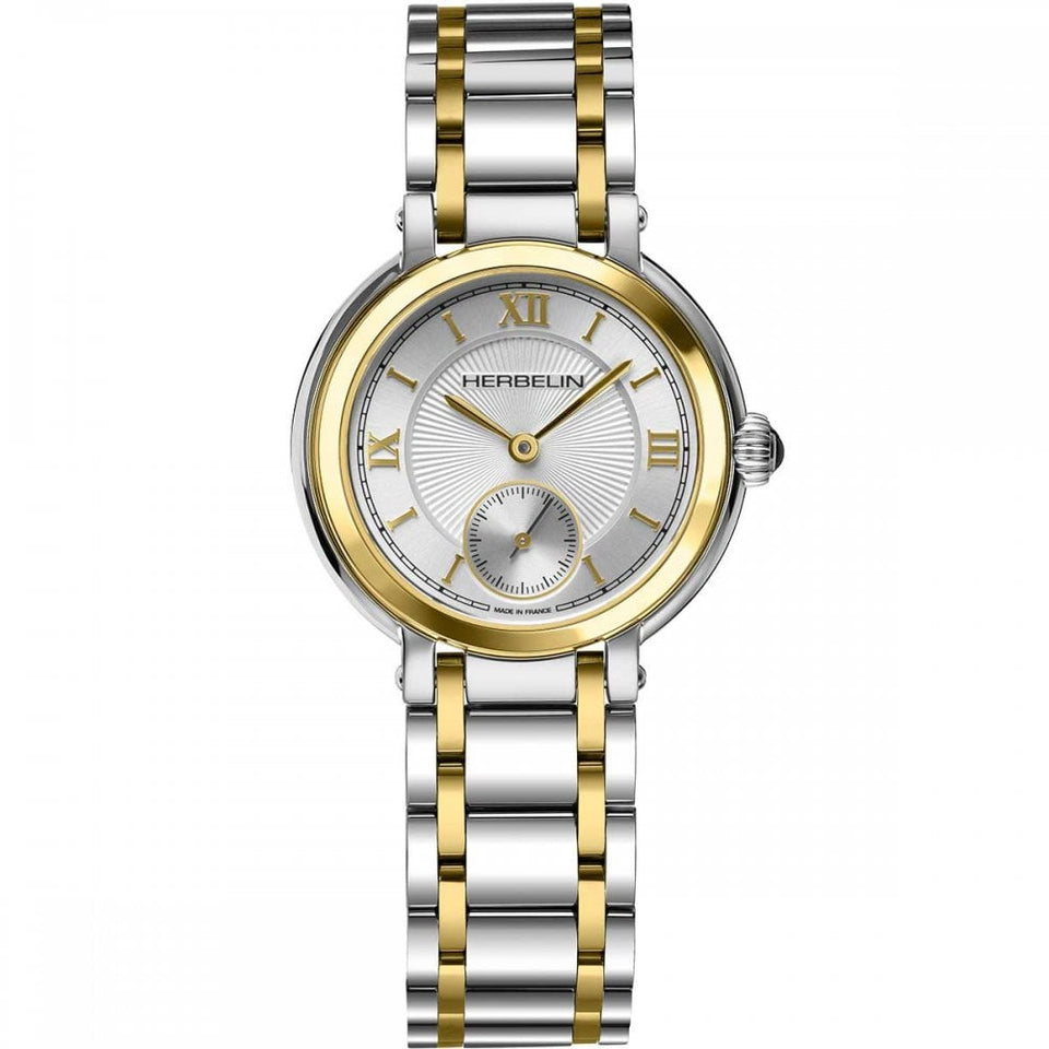 Herbelin Ladies GALET 31.5mm Two Tone Bracelet Watch