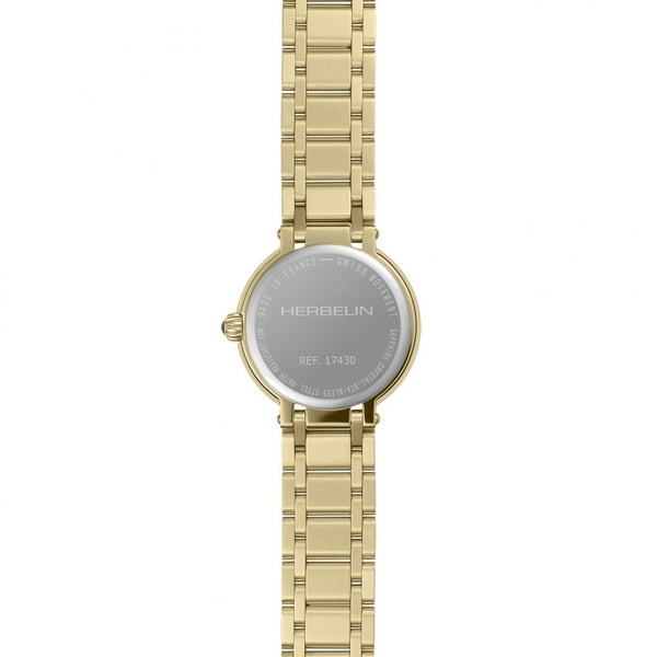Herbelin Ladies GALET Diamond 28mm Two Tone Quartz Watch