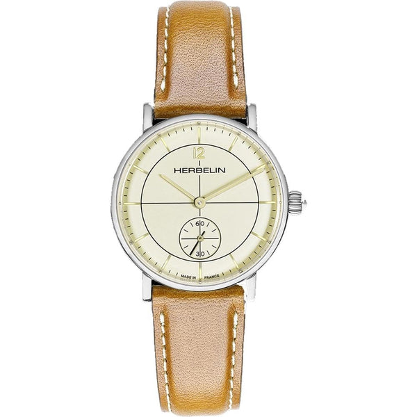 Herbelin Ladies INSPIRATION 32mm Tan Leather Quartz Watch