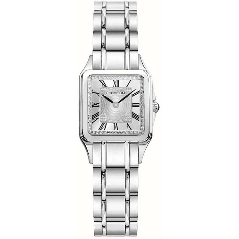 Herbelin Ladies LUNA 24mm Silver Dial Stainless Steel Watch