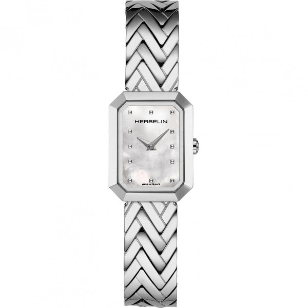 Herbelin Ladies OCTOGONE 20mm Mother of Pearl Quartz Watch