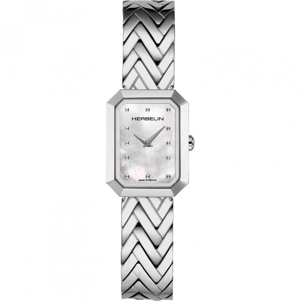 Herbelin Ladies OCTOGONE 20mm Mother of Pearl Quartz Watch