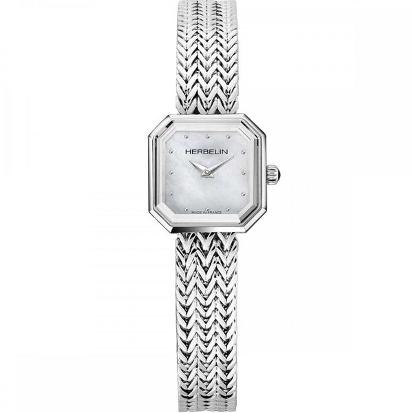 Herbelin Ladies OCTOGONE 22mm Steel Quartz Watch