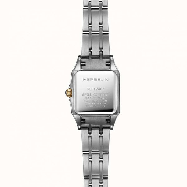 Herbelin LUNA Mini Gold Toned Two Tone Bracelet Watch