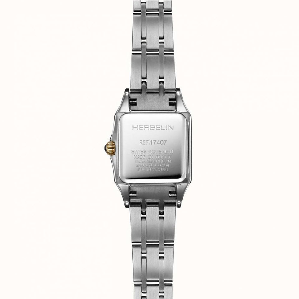Herbelin LUNA Mini Gold Toned Two Tone Bracelet Watch