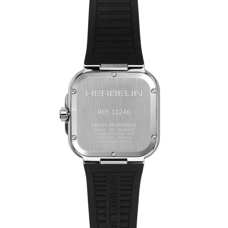 Herbelin Men's CAP CAMARAT SQUARE Green 39mm Quartz Watch