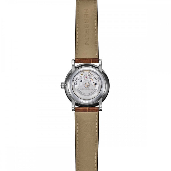 Herbelin Men's INSPIRATION Green Dial Brown Leather Strap Watch