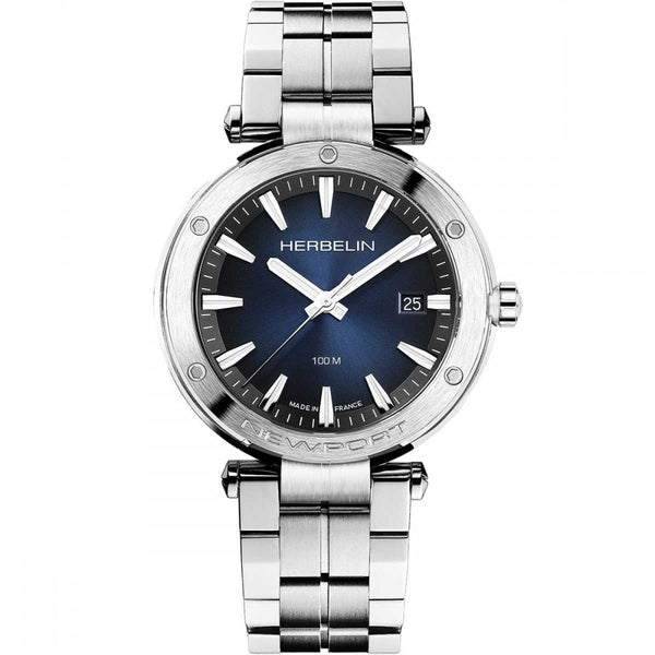 Herbelin Men's NEWPORT 40.5mm Gradient Blue Dial Watch