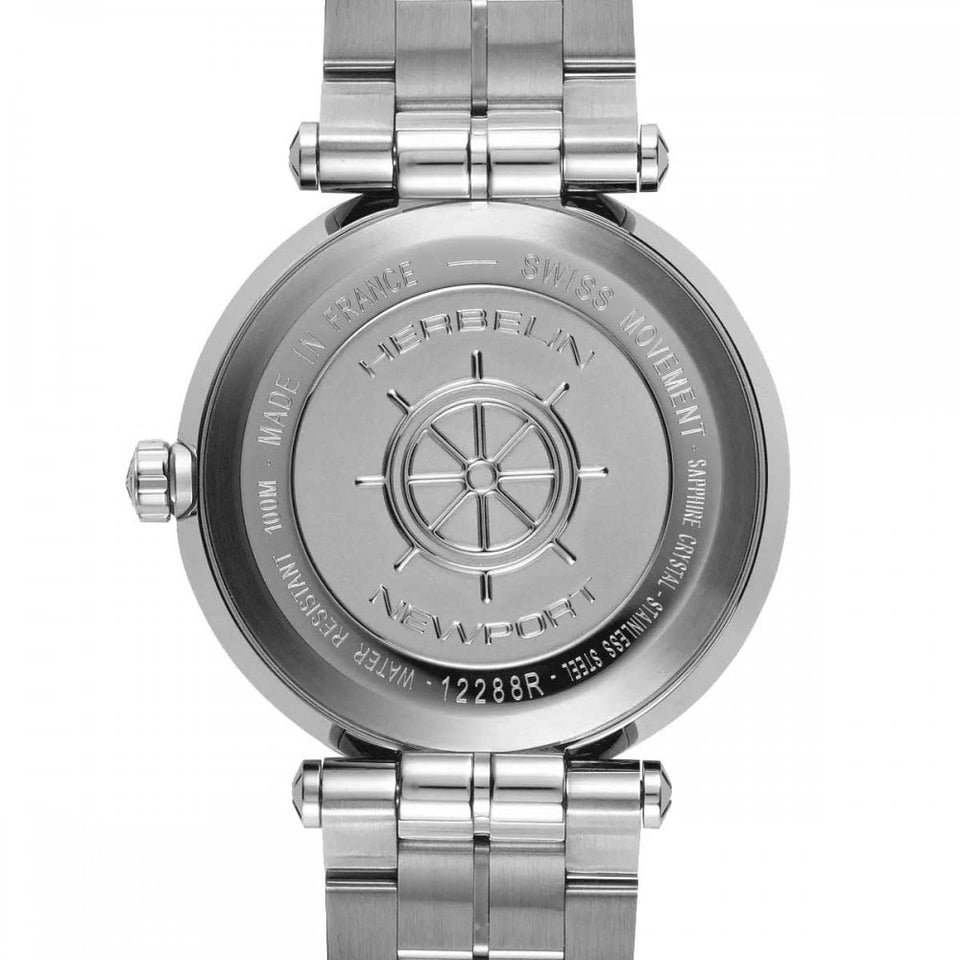 Herbelin Men's NEWPORT 40.5mm Gradient Blue Dial Watch
