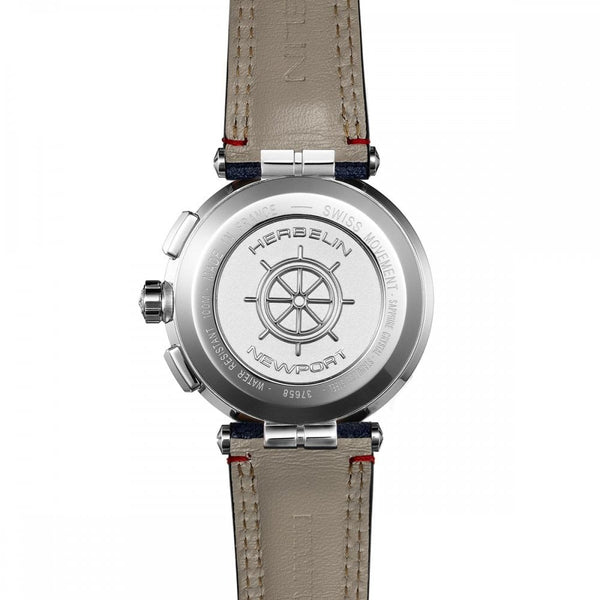 Herbelin Men's NEWPORT Chronograph 40.5mm Quartz Watch