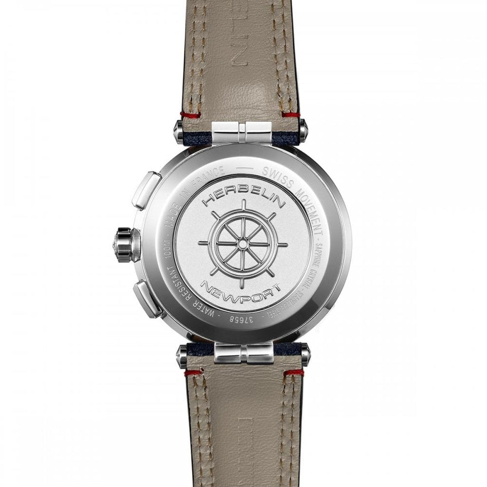 Herbelin Men's NEWPORT Chronograph 40.5mm Quartz Watch