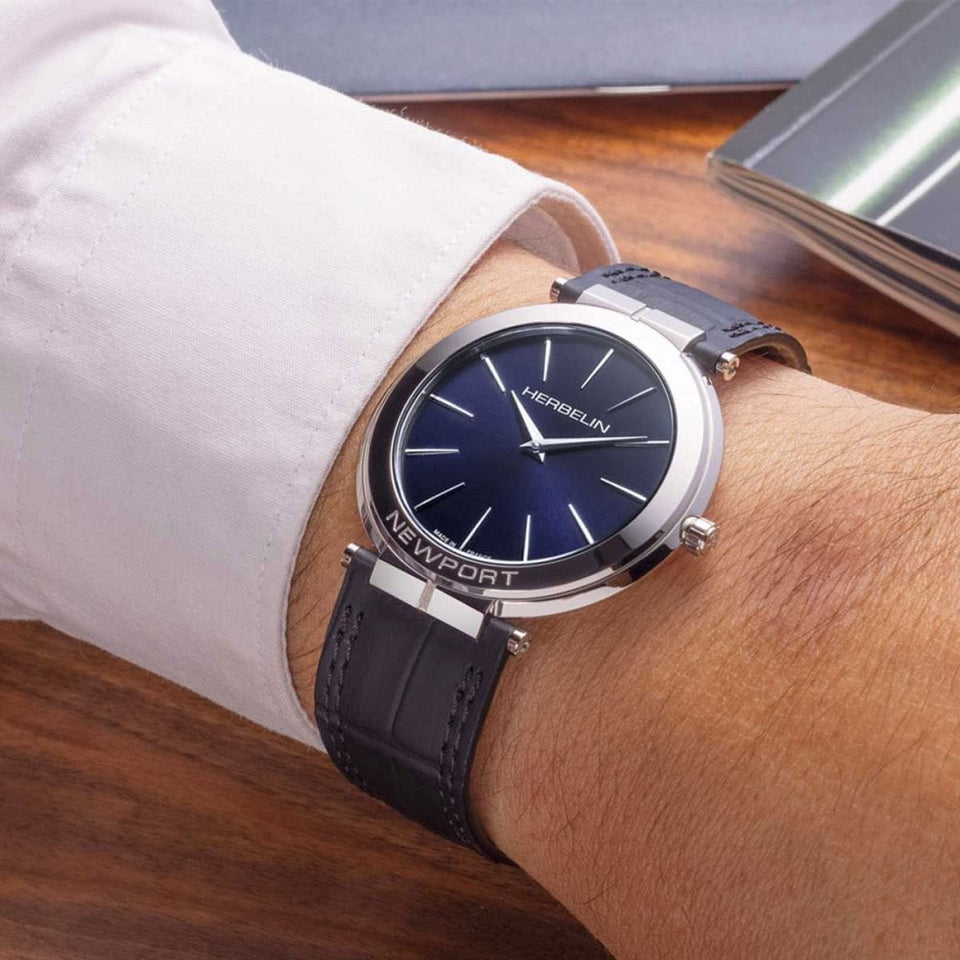 Herbelin Men's NEWPORT SLIM Quartz 40mm Watch