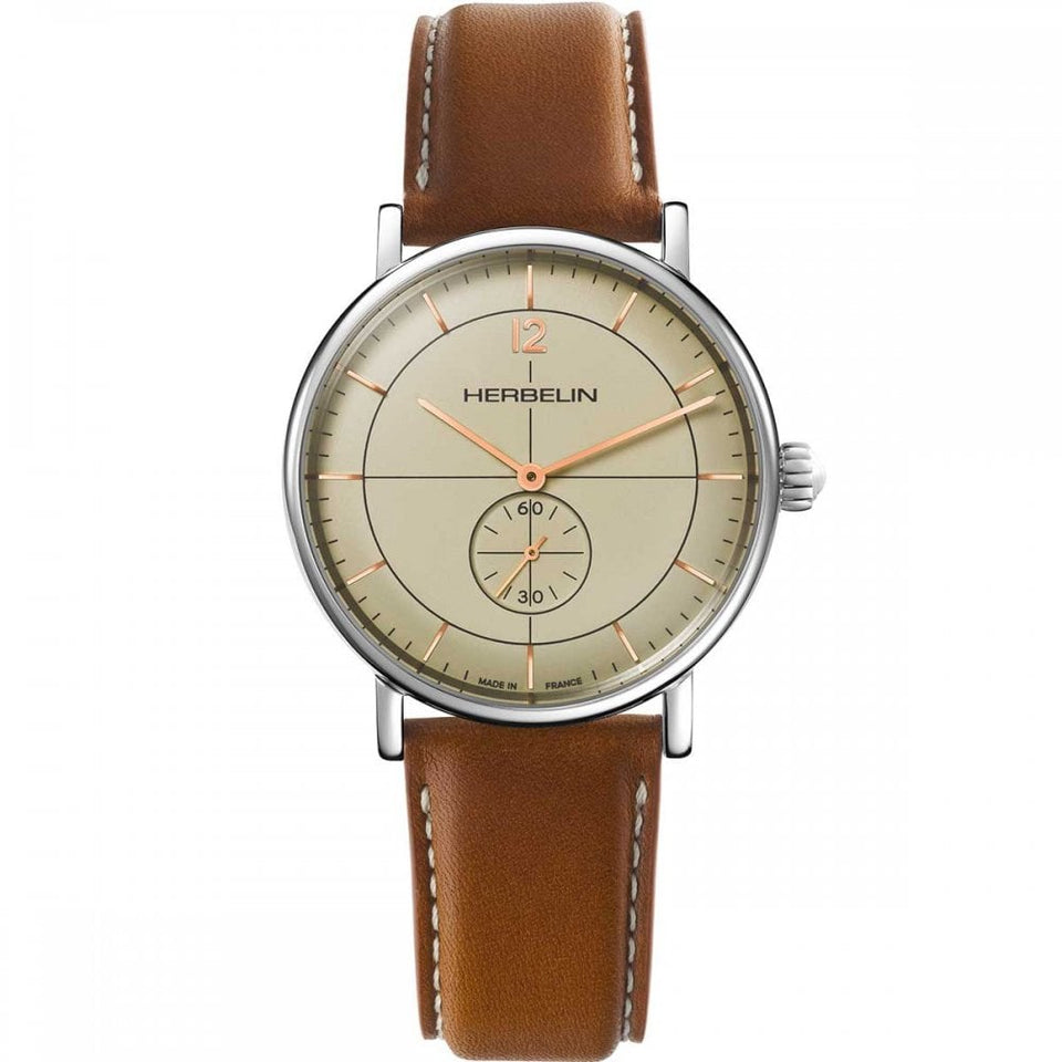 Herbelin Men's VINTAGE INSPIRATION 50's Quartz 40mm Watch