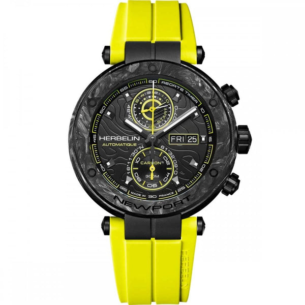 Herbelin NEWPORT CARBON TITANIUM Chrono Limited Edition Watch (XXX/500)