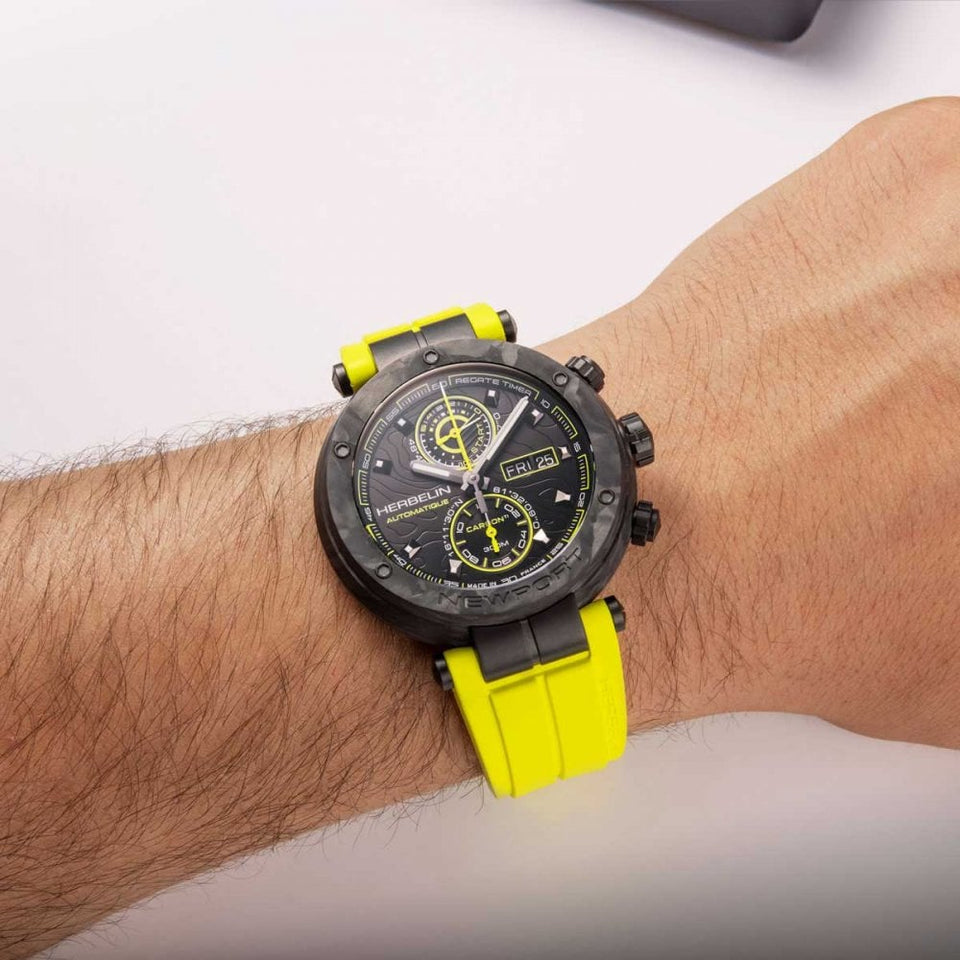 Herbelin NEWPORT CARBON TITANIUM Chrono Limited Edition Watch (XXX/500)