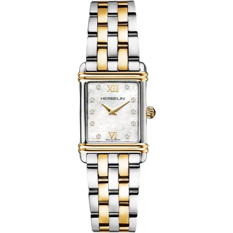 Herbelin Women's ART DECO 20mm Two Tone Watch