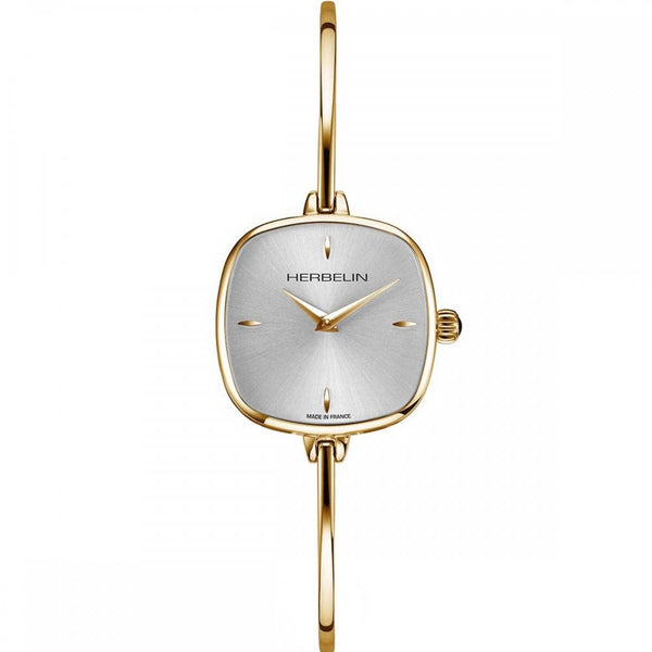 Herbelin Women's FIL Cushion Gold PVD Bangle Watch