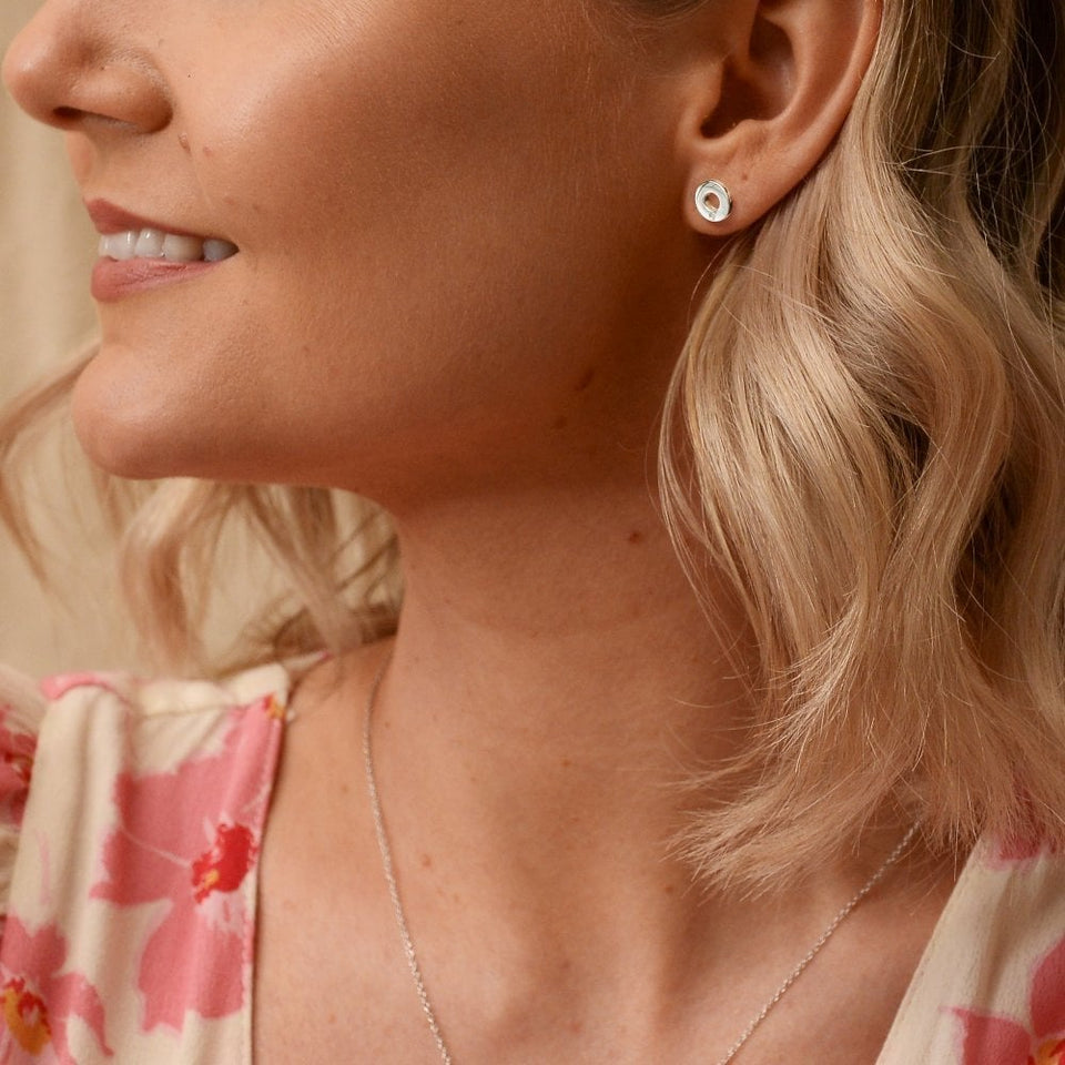 Hot Diamonds Amulet Open Circle Stud Earrings