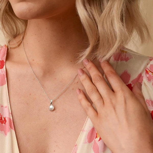 Hot Diamonds Amulet Pearl Necklace