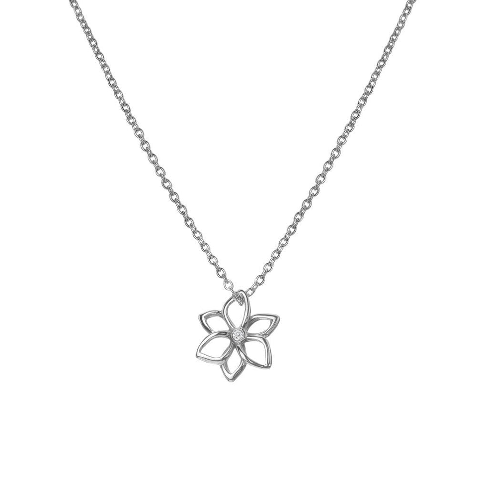 Hot Diamonds Amulets Open Flower Necklace