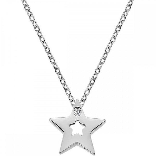 Hot Diamonds Amulets Open Star Necklace