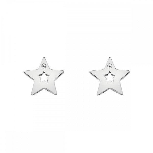 Hot Diamonds Amulets Open Star Stud Earrings