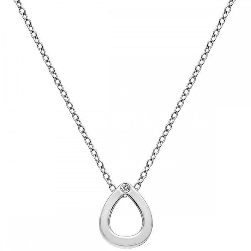 Hot Diamonds Amulets Open Teardrop Necklace