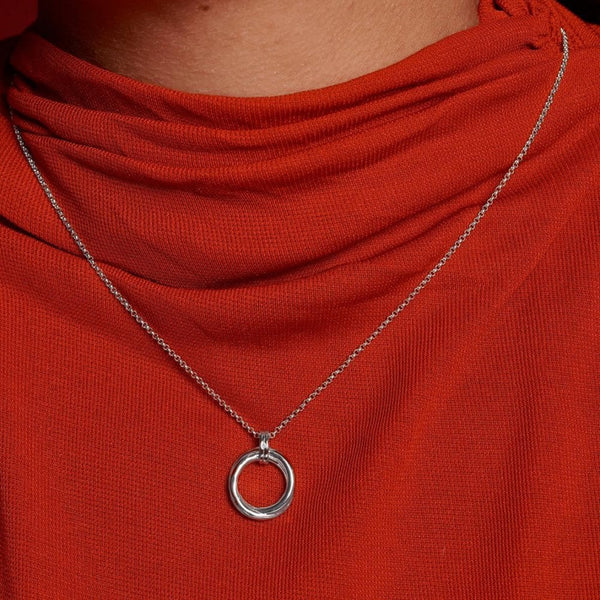 Hot Diamonds Aura Interlinked Circles Necklace