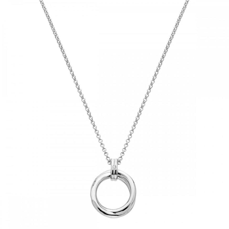 Hot Diamonds Aura Interlinked Circles Necklace