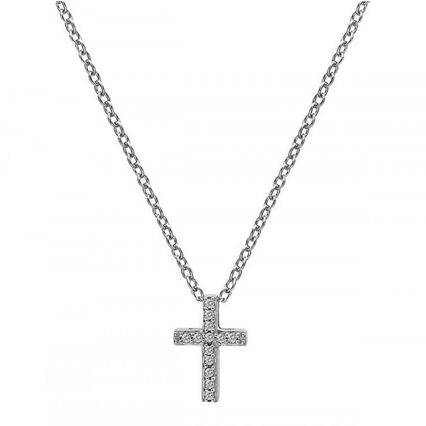 Hot Diamonds Bliss Striking Stone Set Cross Necklace