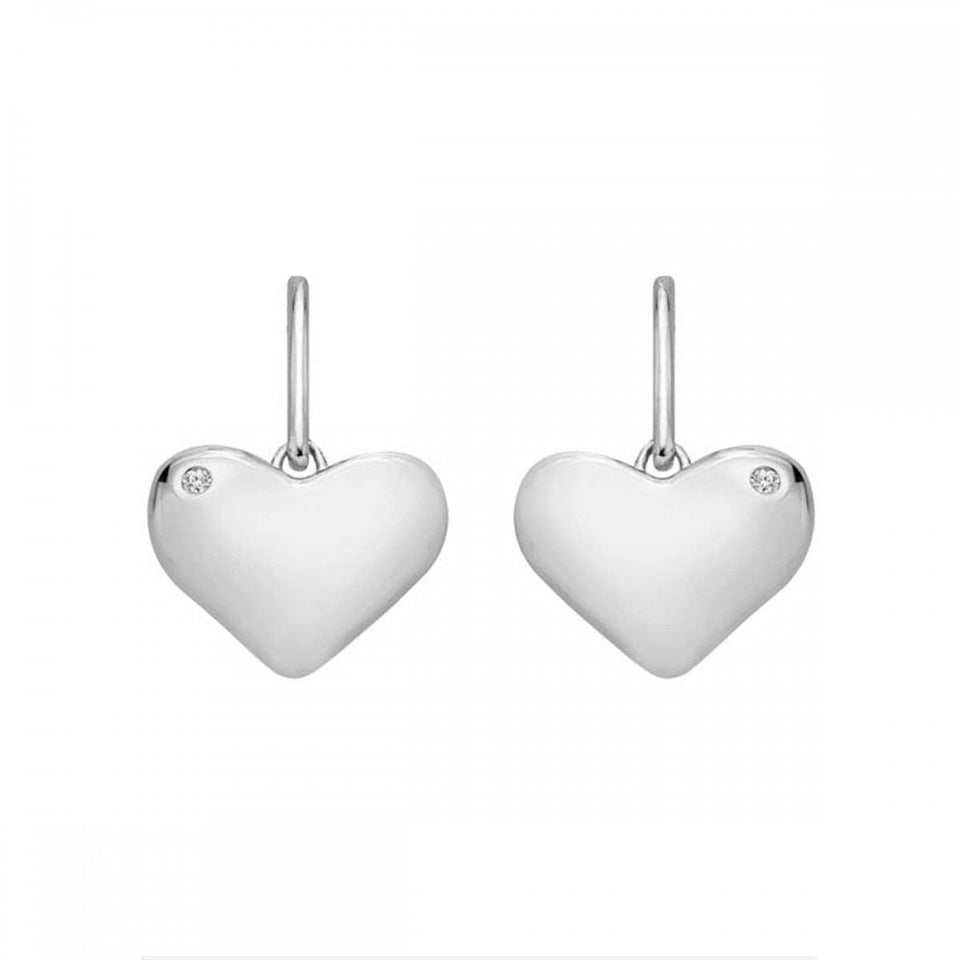 Hot Diamonds Desire Heart Hook Drop Earrings