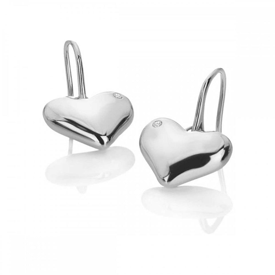 Hot Diamonds Desire Heart Hook Drop Earrings
