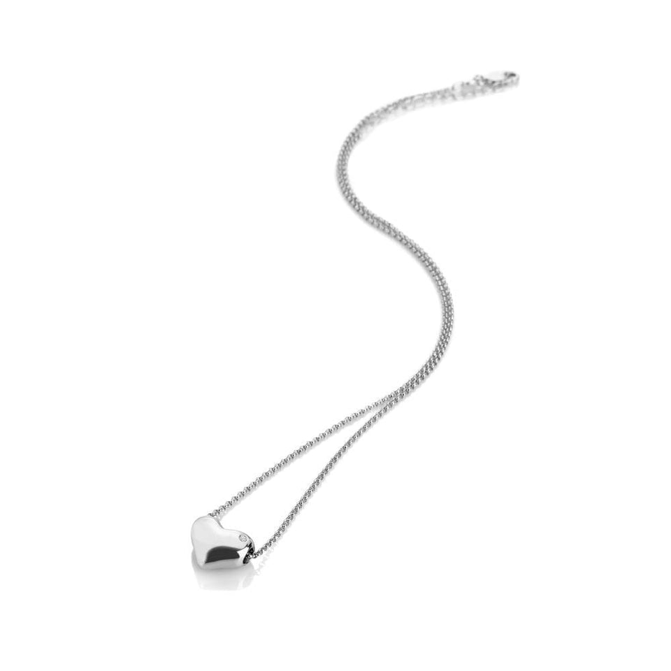 Hot Diamonds Desire Heart Sterling Silver Necklace