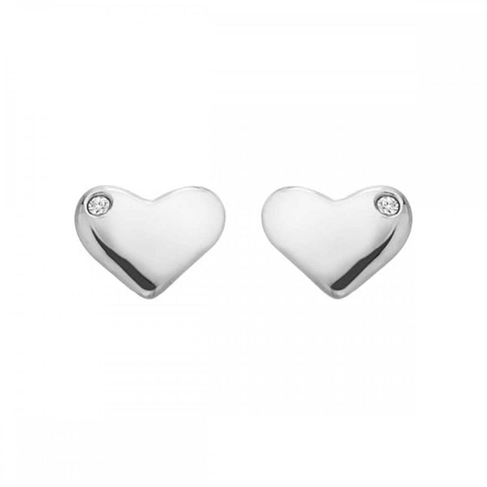 Hot Diamonds Desire Heart Stud Earrings