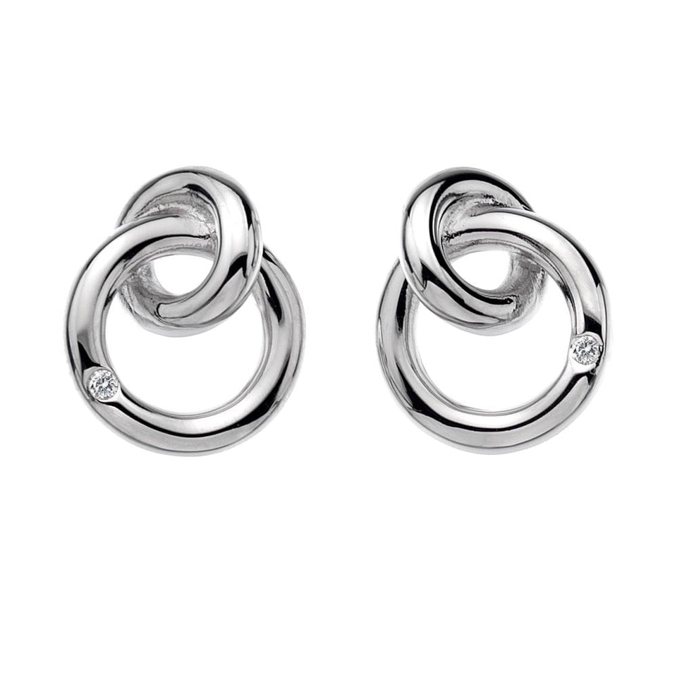 Hot Diamonds Enternal Interlocking Circle Stud Earrings