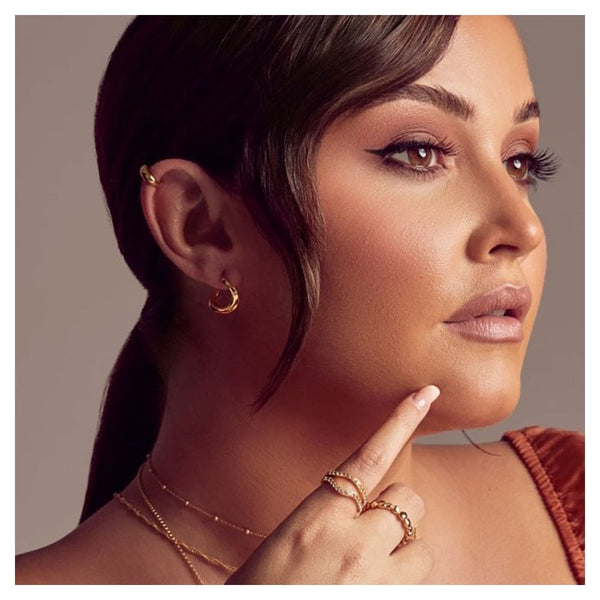 Hot Diamonds Golden Edit 18ct Gold Plated Ear Cuff
