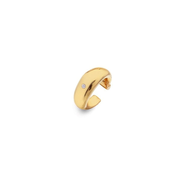Hot Diamonds Golden Edit 18ct Gold Plated Ear Cuff