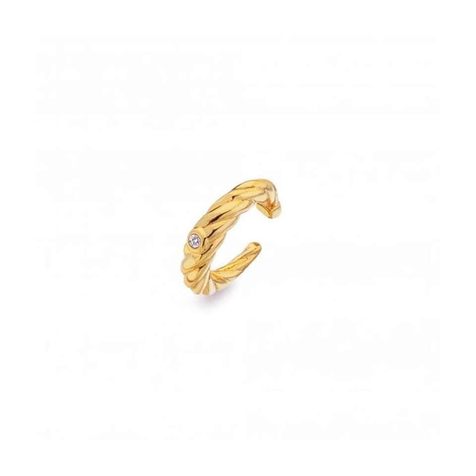 Hot Diamonds Golden Edit 18ct Gold Plated Entwine Ear Cuff